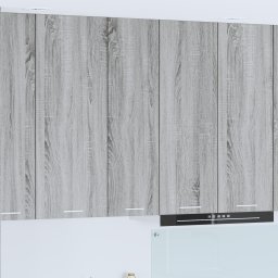 vidaXL Hangkast Grijs Sonoma 30 x 31 x 100 cm Bewerkt hout