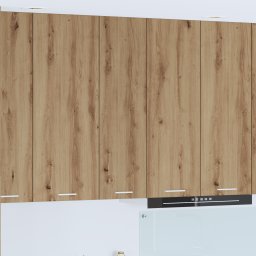 vidaXL Hangkast Artisan Eiken 30 x 31 x 100 cm Bewerkt hout