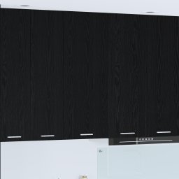 vidaXL Hangkast Zwart Eiken 40 x 31 x 100 cm Bewerkt hout