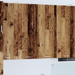 vidaXL Hangkast Oudhout 80 x 31 x 100 cm Bewerkt hout
