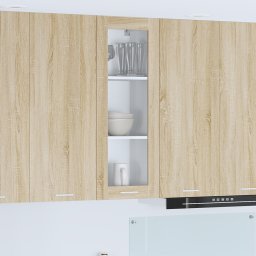 vidaXL Hangkast Sonoma Eiken 40 x 31 x 100 cm Bewerkt hout
