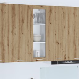 vidaXL Hangkast Artisan Eiken 40 x 31 x 100 cm Bewerkt hout