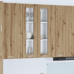 vidaXL Hangkast Artisan Eiken 60 x 31 x 100 cm Bewerkt hout