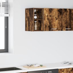 vidaXL Hangkast Gerookt eiken 20 x 29,5 x 40 cm Bewerkt hout