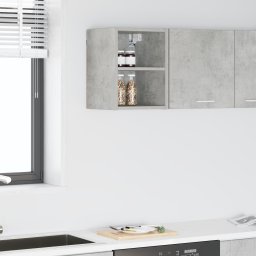 vidaXL Hangkast Beton Grijs 30 x 29,5 x 40 cm Bewerkt hout