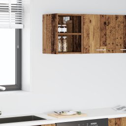 vidaXL Hangkast Oudhout 30 x 29,5 x 40 cm Bewerkt hout