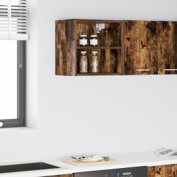 vidaXL Hangkast Gerookt eiken 40 x 29,5 x 40 cm Bewerkt hout