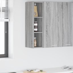 vidaXL Hangkast Grijs Sonoma 20 x 29,5 x 80 cm Bewerkt hout
