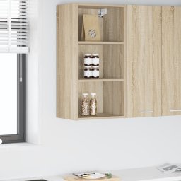 vidaXL Hangkast Sonoma Eiken 40 x 29,5 x 80 cm Bewerkt hout