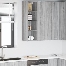 vidaXL Hangkast Grijs Sonoma 30 x 29,5 x 100 cm Bewerkt hout