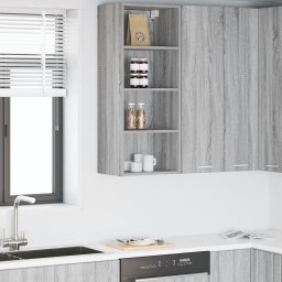 vidaXL Hangkast Grijs Sonoma 40 x 29,5 x 100 cm Bewerkt hout