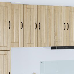 vidaXL Wandkast LUCCA 2 st Sonoma Eiken Bewerkt hout