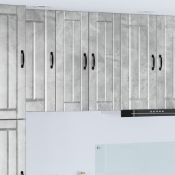 vidaXL Wandkast LUCCA Betongrijs 30 x 31 x 80 cm Bewerkt hout