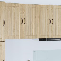 vidaXL Wandkast LUCCA Sonoma Eiken 40 x 31 x 80 cm Bewerkt hout