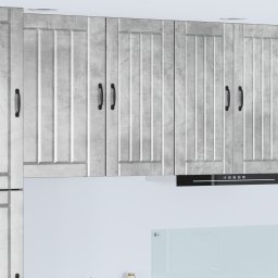 vidaXL Wandkast LUCCA Betongrijs 40 x 31 x 80 cm Bewerkt hout