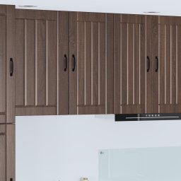 vidaXL Wandkast LUCCA Bruin eiken 40 x 31 x 80 cm Bewerkt hout