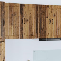vidaXL Wandkast LUCCA Oud hout 40 x 31 x 80 cm Bewerkt hout