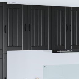 vidaXL Wandkast LUCCA Zwart 50 x 31 x 80 cm Bewerkt hout