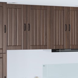 vidaXL Wandkast LUCCA Bruin eiken 50 x 31 x 80 cm Bewerkt hout