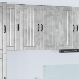 vidaXL Wandkast LUCCA Betongrijs 80 x 31 x 80 cm Bewerkt hout