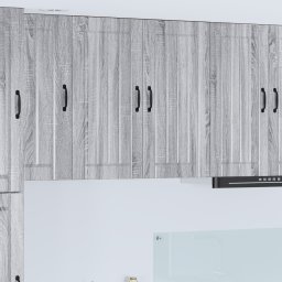 vidaXL Wandkast LUCCA Grijs sonoma 80 x 31 x 80 cm Bewerkt hout