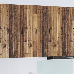 vidaXL Wandkast LUCCA Oud hout 30 x 31 x 100 cm Bewerkt hout
