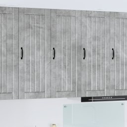 vidaXL Wandkast LUCCA Betongrijs 40 x 31 x 100 cm Bewerkt hout