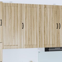 vidaXL Wandkast LUCCA Sonoma Eiken 50 x 31 x 100 cm Bewerkt hout