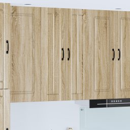vidaXL Wandkast LUCCA Sonoma Eiken 60 x 31 x 100 cm Bewerkt hout
