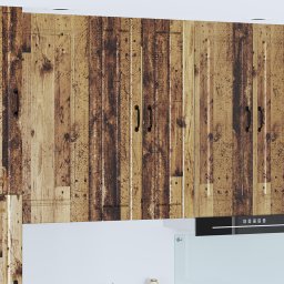 vidaXL Wandkast LUCCA Oud hout 60 x 31 x 100 cm Bewerkt hout