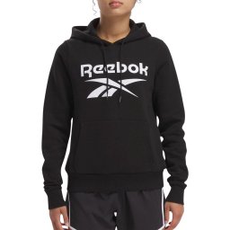 Reebok - Maat S RI BL FLEECE HOODIE - Heren trui - Zwart