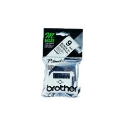 Brother M-K221 tape 9mm zwart/wit