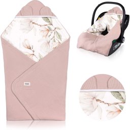 Lionelo Travel Swaddle Blanket - Omslagdoek voor Autostoel en Kinderwagen