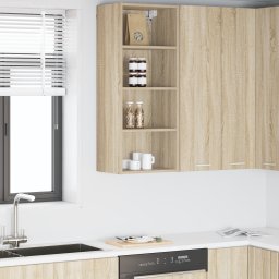 vidaXL Hangkast Sonoma Eiken 40 x 29,5 x 100 cm Bewerkt hout