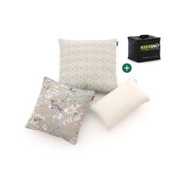 + 15% kassakorting | Sierkussen set Soft Floral Light Naturel - Laagste prijsgarantie!