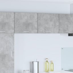 vidaXL Hangkast 2 st Beton Grijs en Wit Bewerkt hout