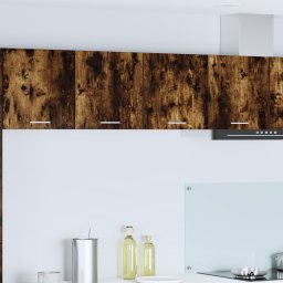 vidaXL Hangkast Gerookt eiken 80 x 31 x 40 cm Bewerkt hout