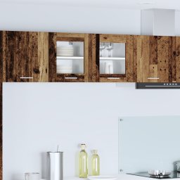 vidaXL Hangkast 2 st Oudhout Bewerkt hout