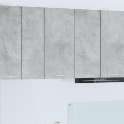 vidaXL Hangkast Beton Grijs en Wit 40 x 31 x 80 cm Bewerkt hout