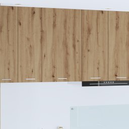 vidaXL Hangkast Ambachtelijke Eik en Wit 50 x 31 x 80 cm Bewerkt hout