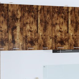vidaXL Hangkast Gerookt eiken 60 x 31 x 80 cm Bewerkt hout