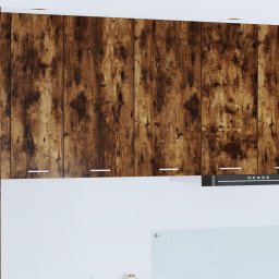 vidaXL Hangkast Gerookt eiken 80 x 31 x 80 cm Bewerkt hout