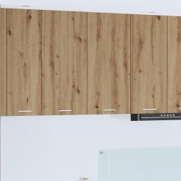 vidaXL Hangkast Artisan Eiken 80 x 31 x 80 cm Bewerkt hout