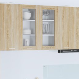 vidaXL Hangkast Sonoma Eiken 40 x 31 x 80 cm Bewerkt hout