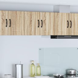 vidaXL Wandkast LUCCA 2 st Sonoma Eiken Bewerkt hout