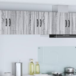 vidaXL Wandkast LUCCA Grijs sonoma 30 x 31 x 40 cm Bewerkt hout