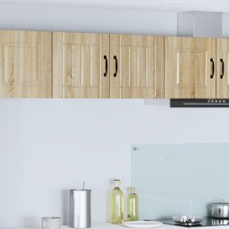 vidaXL Wandkast LUCCA 2 st Sonoma Eiken Bewerkt hout