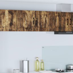 vidaXL Wandkast LUCCA Gerookt eiken 40 x 31 x 40 cm Bewerkt hout