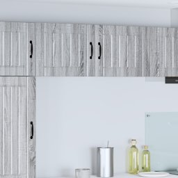 vidaXL Wandkast LUCCA Grijs sonoma 50 x 31 x 40 cm Bewerkt hout