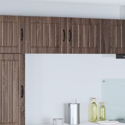 vidaXL Wandkast LUCCA Bruin eiken 50 x 31 x 40 cm Bewerkt hout